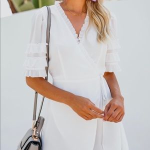 Lavender Ruffle Wrap Dress💓💓